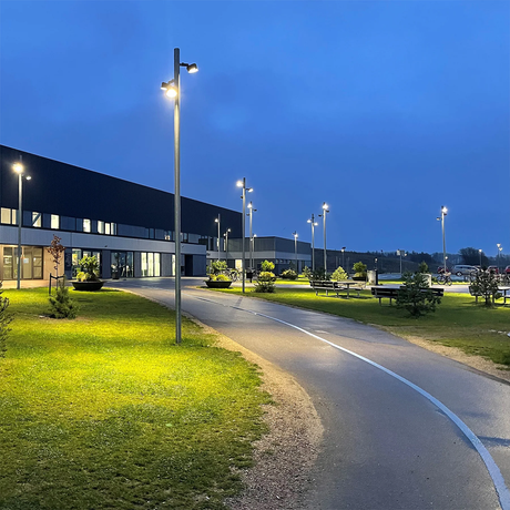 Energieffektiv udendørsbelysning i Holbæk Sportsby