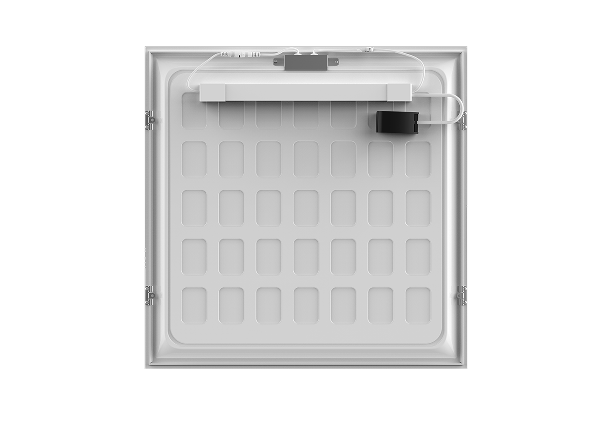 SORBUS backlit panel 595x595mm 40W, 3000/4000K, Hvid, EasyAir SNS212 MC sensor