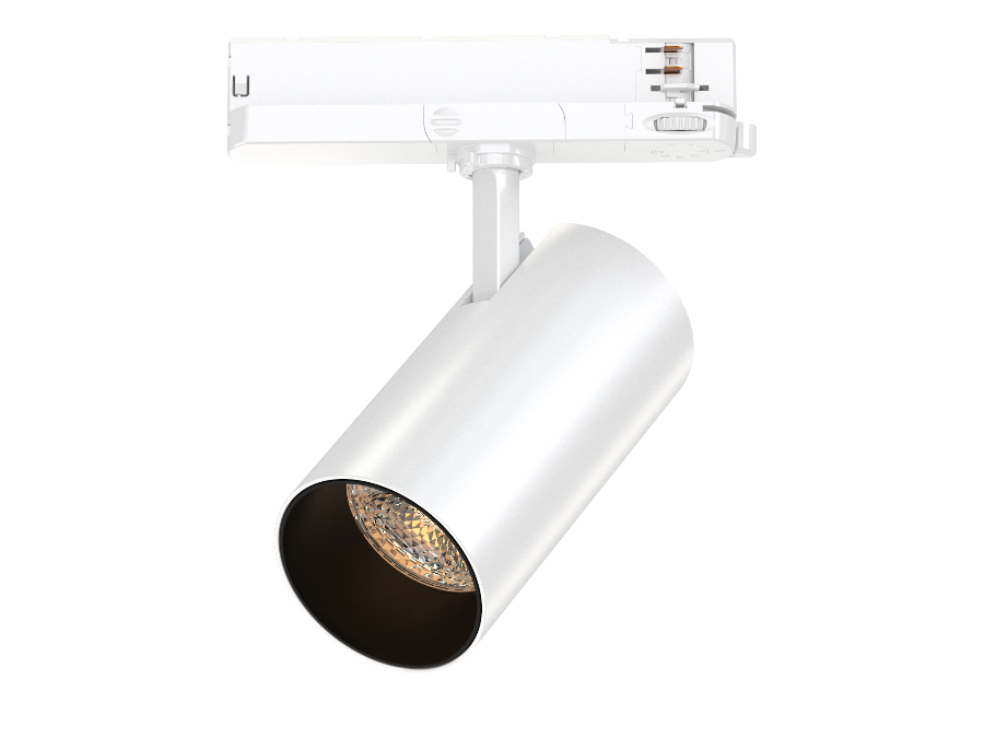 META 2 V2 - Track light 3F 30W, W+RGB 2700-6500, 24°, Hvid, Uden Sensor - Model 61014