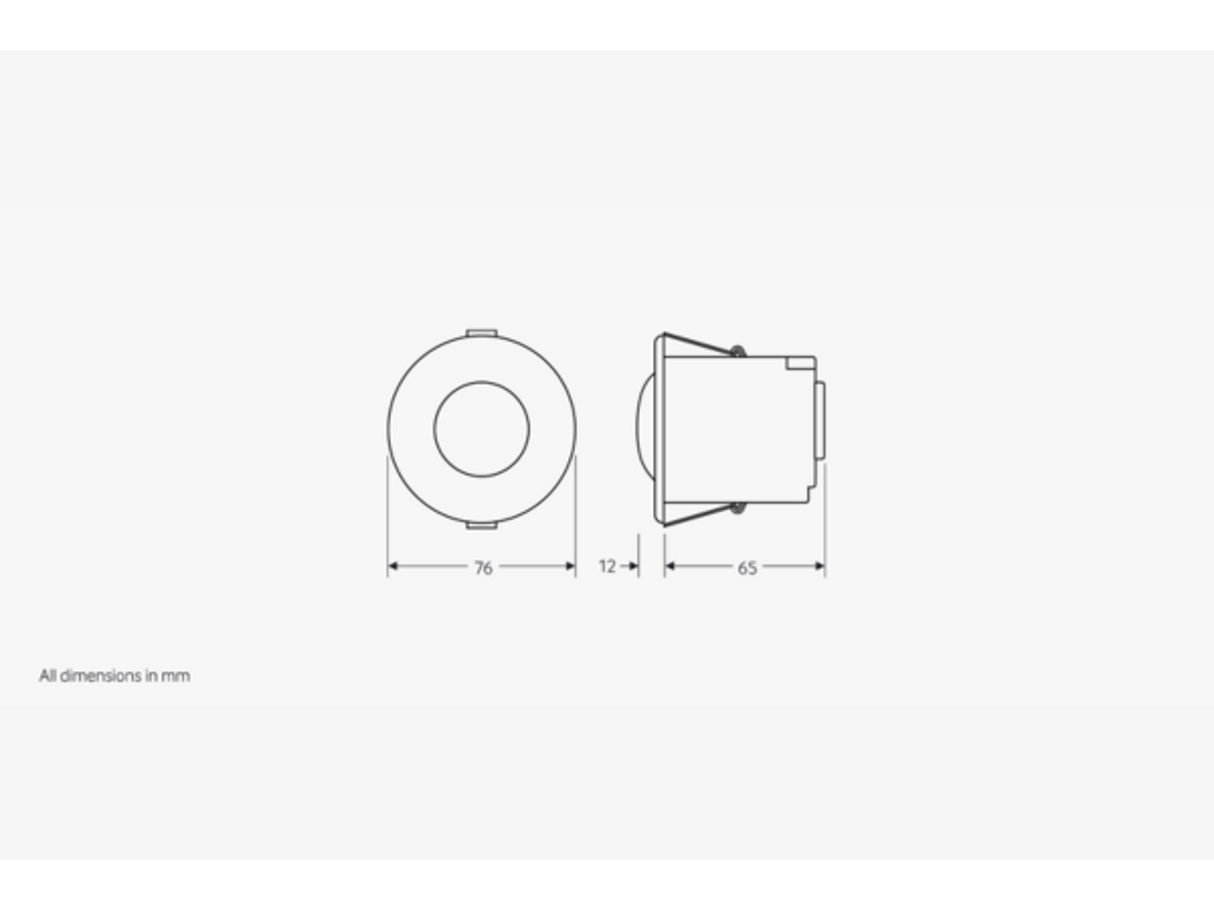 Casambi PIR EBDMR-CB for indbygning