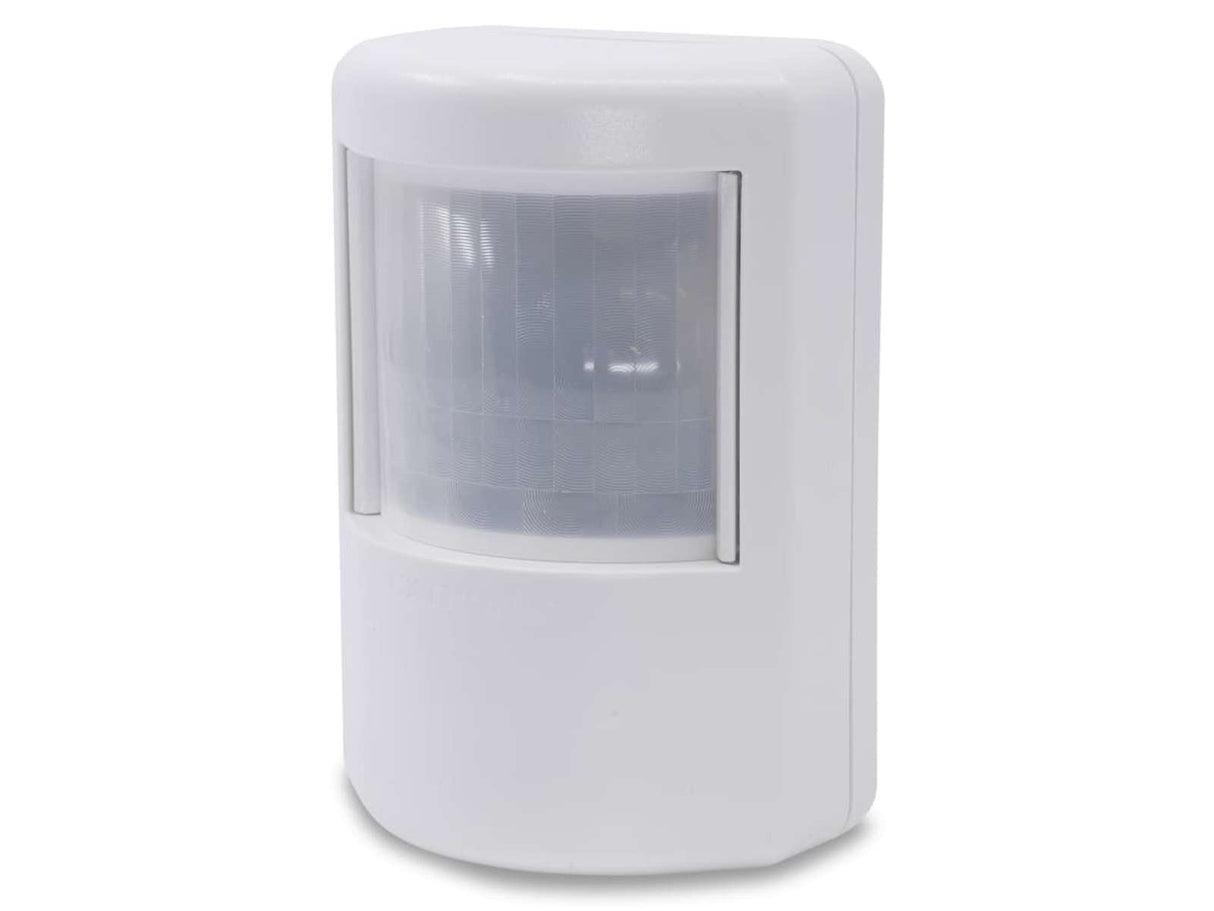 PD43 IR-detektor Casambi, Hjørnemontering, IP42, Detekteringsområde: 40x40 meter - Driftsspænding: 12-24 VDC, 12VAC, DALI - Strømforbrug: 22mA