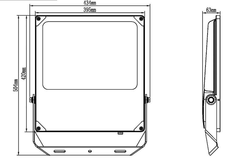 FALCON G2 Floodlight 150/225/300W, 4000K, asym.