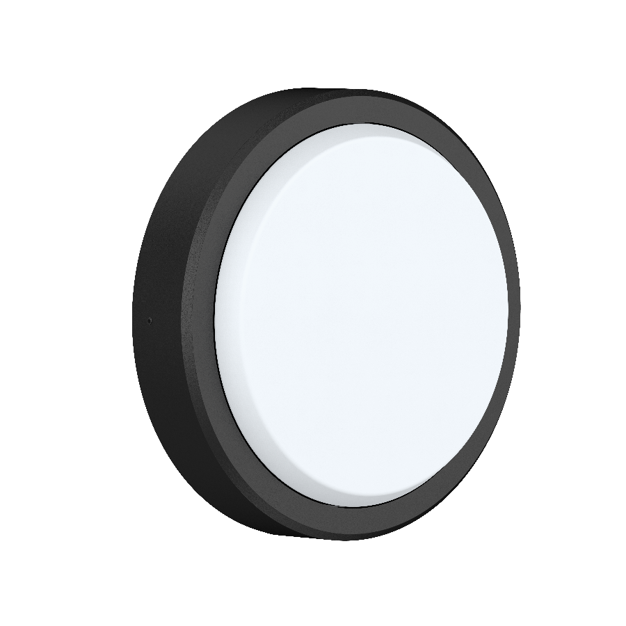 KAMA Væglampe 15W, 3000/4000/5700K, Sort