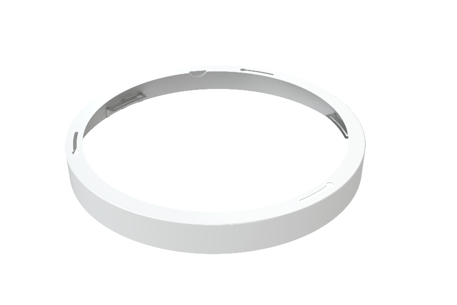 CELTIS MOON V2 påbygningsramme Ø490mm, Hvid