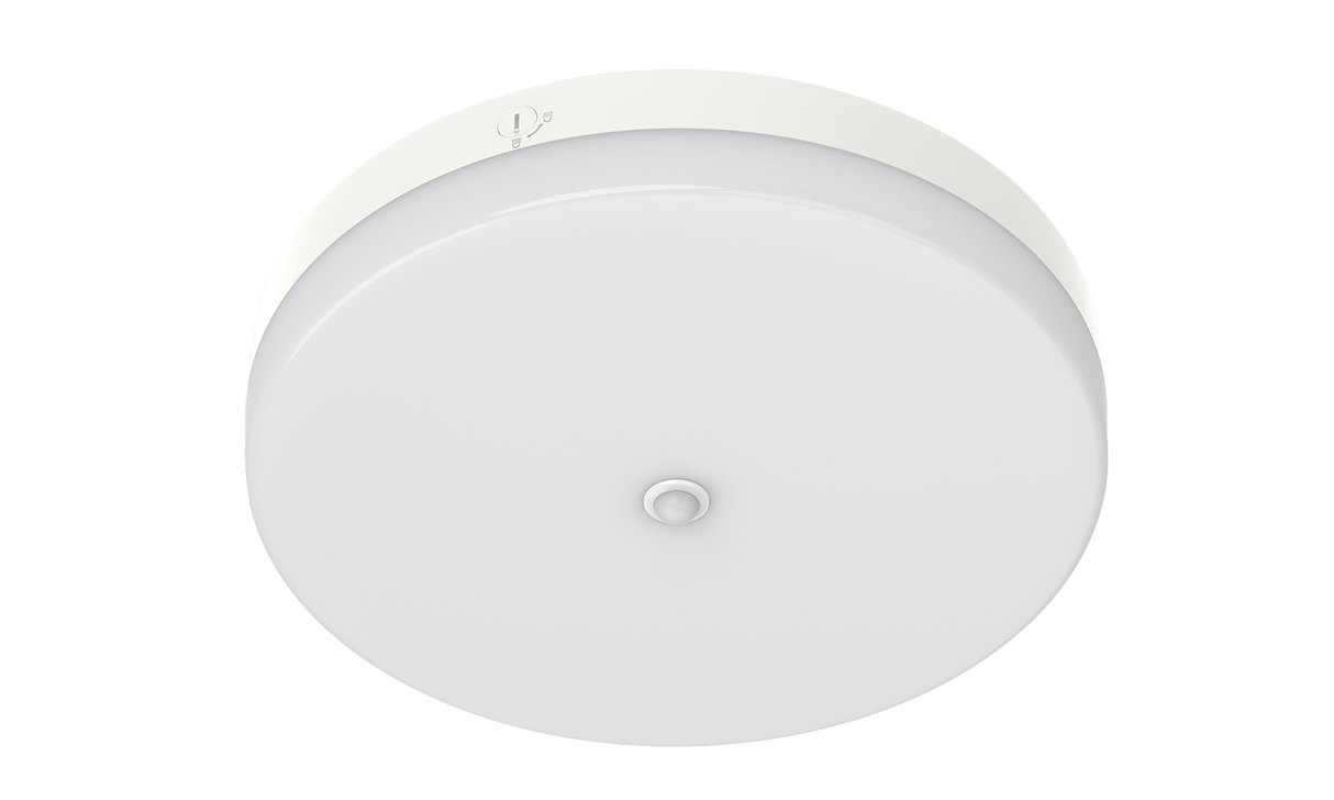 DAHLIA Plafond G2 10/15/20W, 3000/4000K, Hvid, on/off, PIR sensor, Relæudgang