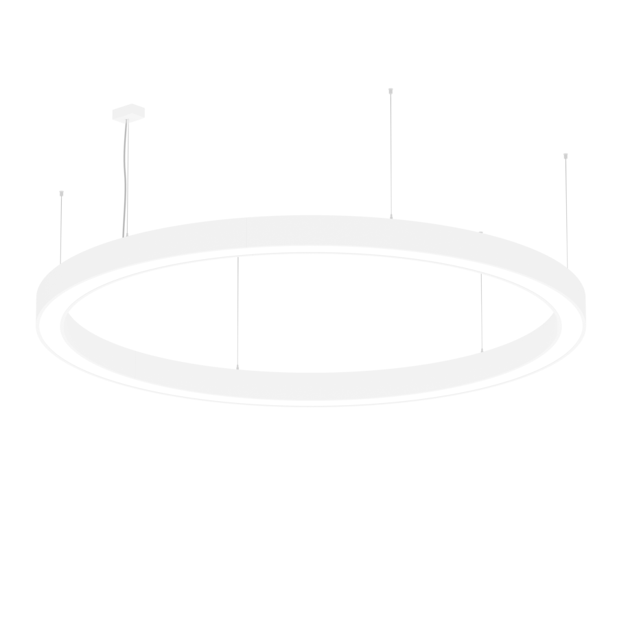 SALVIA RING DI 229W 4000K 24200lm, DALI, Ø2100, Hvid (3 moduler)