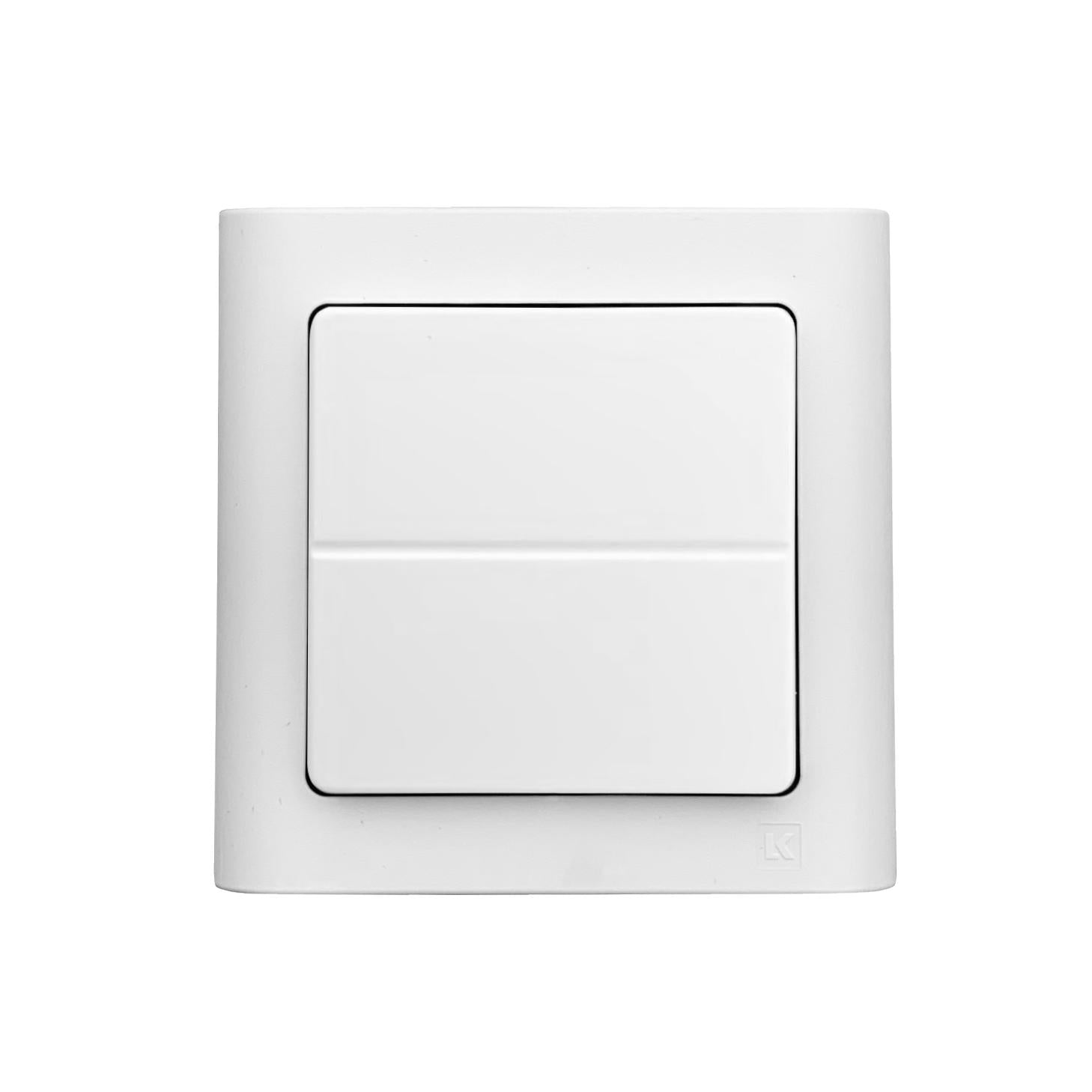 EASYAIR, KONTAKT, 2 tryk, Fuga 1 modul, Tråd- og Batteriløs, Hvid