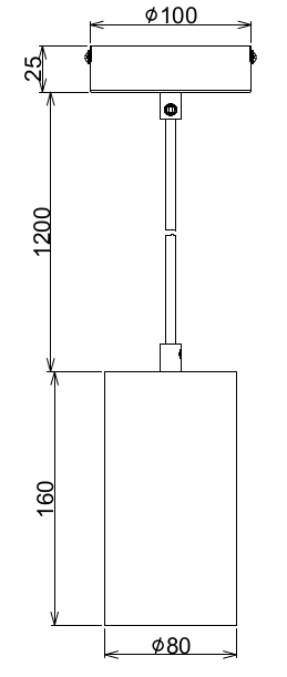 LINUM pendel 18W, 3000K, 36°, Hvid