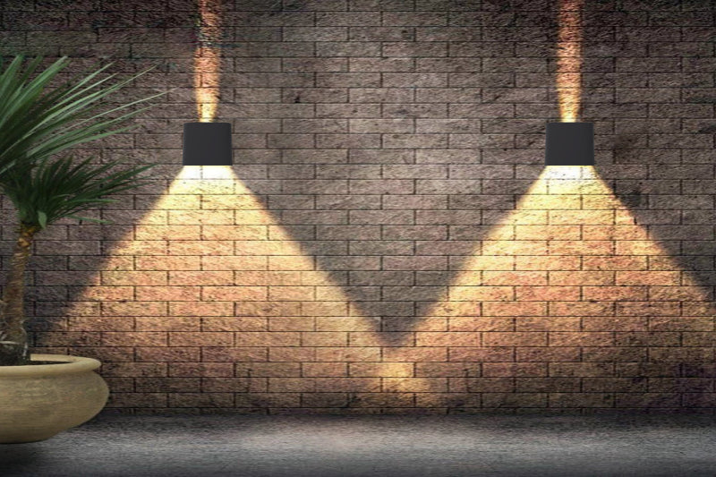 RENO Væglampe up/down, 10W, 3000/4000K, Sort