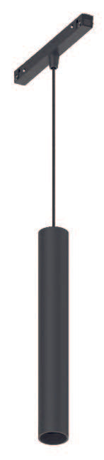 X26 - Rør vertikal 14W, 3000K, 360°, DALI, Sort