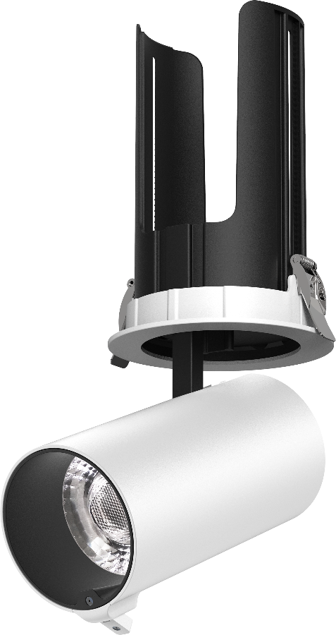 META 2 Pro Dual - Planforsænket Spot 30W, W+RGB 2700-6500, 36°, Hvid, Dual Sensor - Model 65008