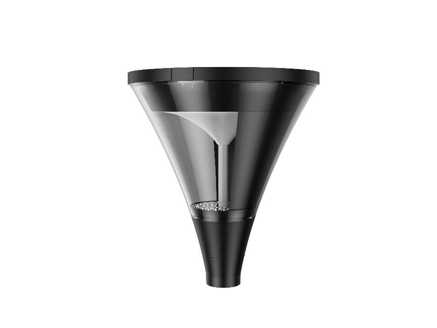 GERA PARK Halvafskærmet INDIR. 12/20/30/40W, 2700/3000/4000K, Sort RAL 9005