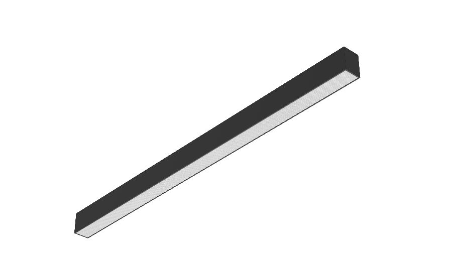 SALVIA G2 40W, 3000/4000K, Sammenbygningsmodul, DALI-2, Sort