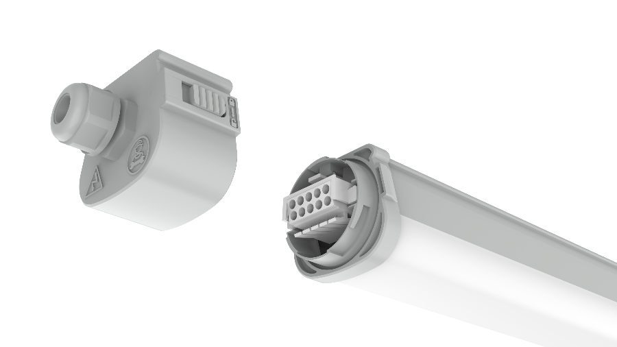 TRIPOLI FLEX 40W, 4000K, DALI, 1200mm, gennemfortrådet 5L