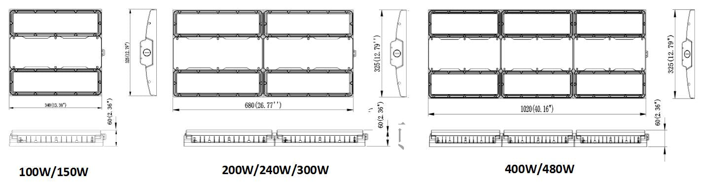TIRANA Linear High Bay 200W 4000K CRI80 30000lm, DALI, 80x100°