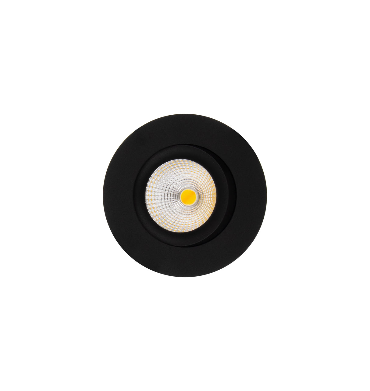 TOONA 8W, 3000K, Triac/fase dæmp, Ø93mm, Sort, (Pk. a´ 10stk)