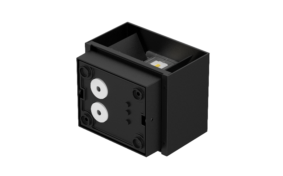 ARNO Væglampe up/down,  18W, 3000K, 15°~120°, IP65, Sort