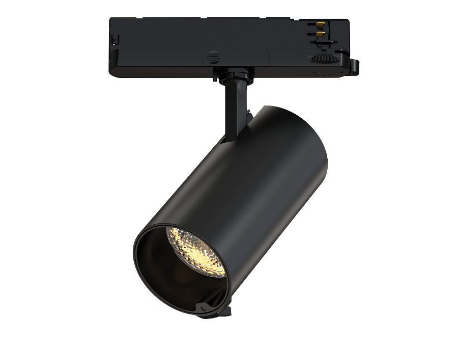 META 2 Pro Dual V2 - Track light 3F 30W, W+RGB 2700-6500, 24°, Sort,  Dual Sensor - Model 61025