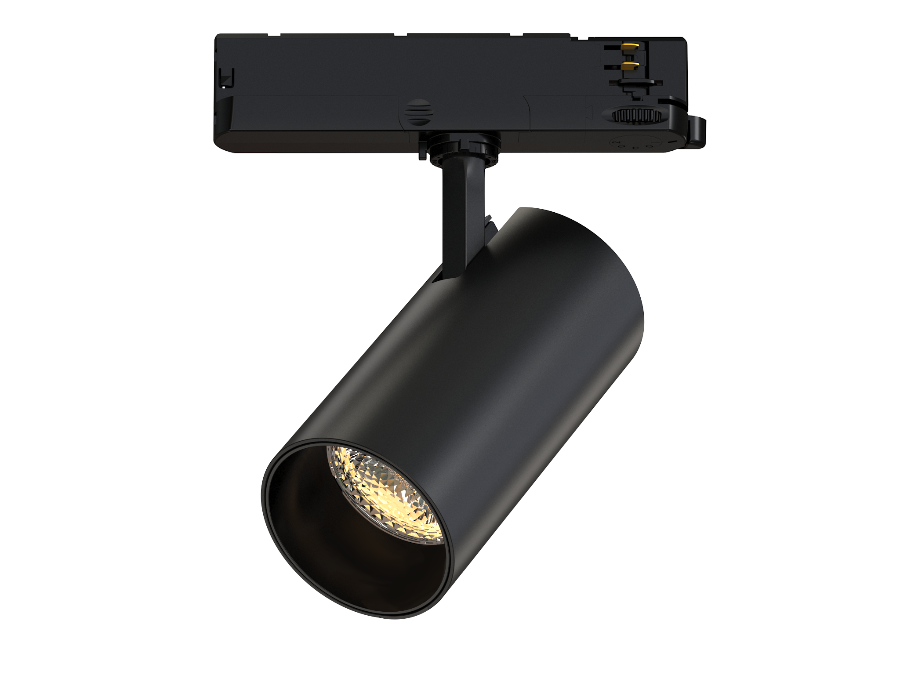 META 2 V2 - Track light 3F 30W, W+RGB 2700-6500, 24°, Sort,  Uden Sensor - Model 61014