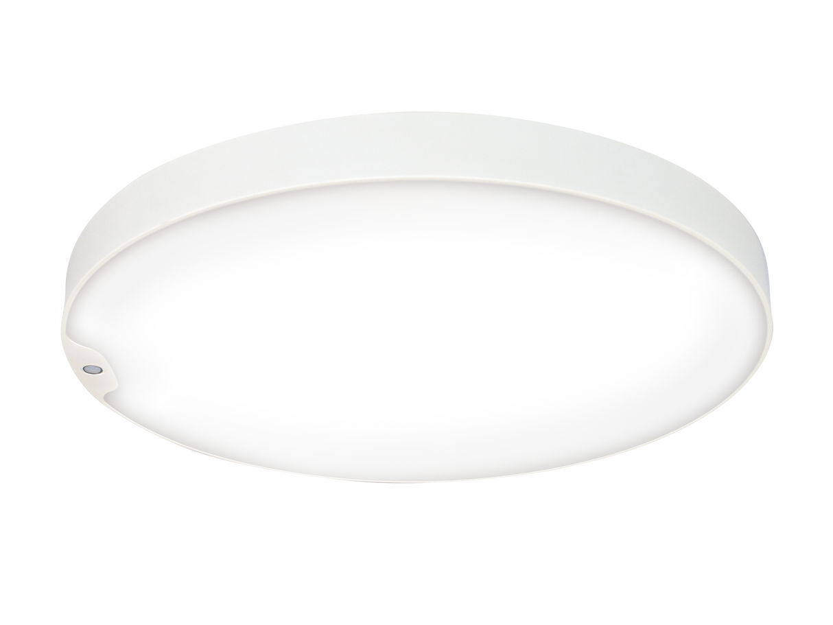 MALVA plafond Ø400 30W, High lumen ( 120lm/W)  Dynamisk CCT 2700-6500K, SDCM 3, Hvid, PIR sensor, Bluetooth 5.0, APP control