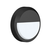 KAMA Væglampe Halvafskærmet 15W, 3000/4000/5700K, Sort