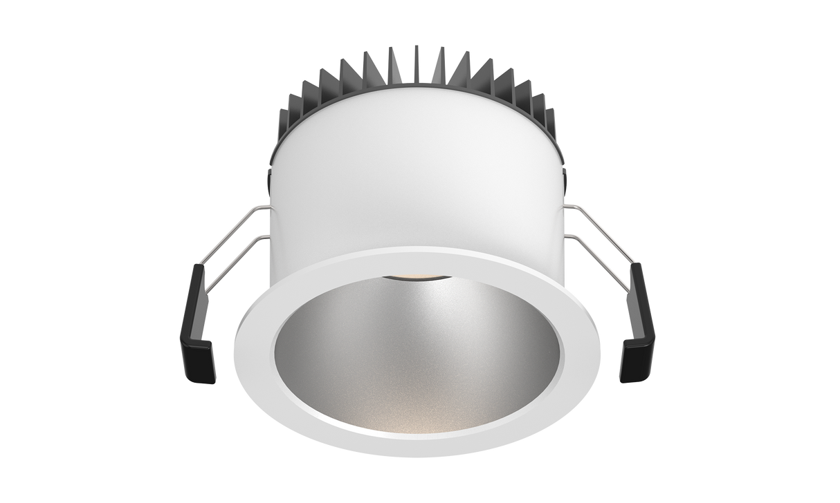 ALLIUM downlight 12W, 3000/3500/4000K, CRI90, 60°, Ø115mm, Hvid med mat sølvreflektor, Uden driver