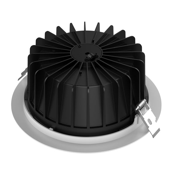 THUNIA Downlight m/DALI-driver 18W 4000K 2200lm Hvid UGR19, Ø145, Hulmål Ø125-135