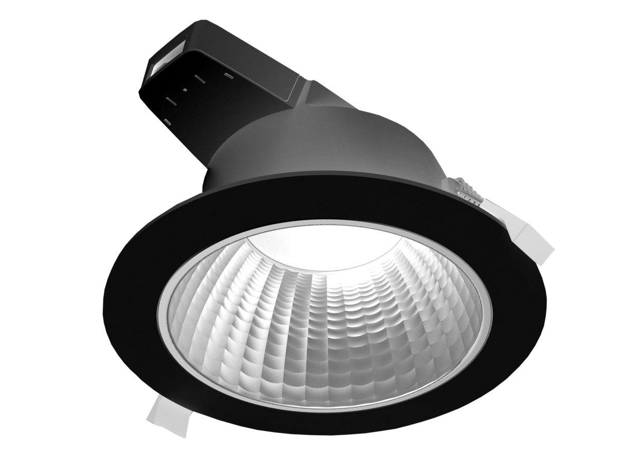 Downlight DT 13W CCT 3000/4000/5700K 90° CRI80 UGR22 IP54,  Ø145, Hulmål Ø125-135