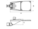 FIGHTER MARINE 50W 4000K CRI>70 135 lm/W, asym. optik R01602