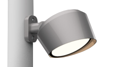 GERA SPOT 35W 4000K 2800lm, 45°, IP66, Sort RAL 9005