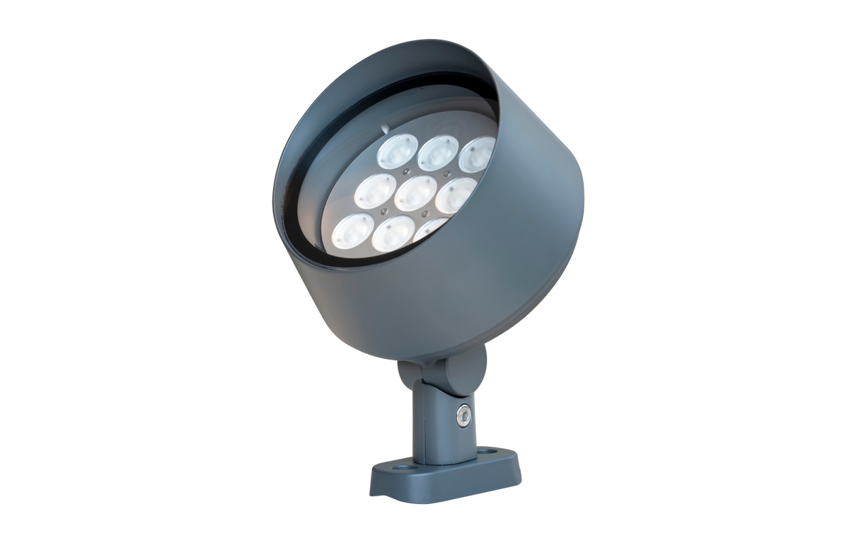 GERA SPOT 35W 4000K 2800lm, 45°, IP66, Sort RAL 9005
