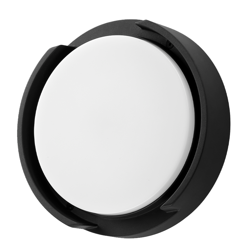 KUPA Væglampe 9/4,5W, 3000/4000K, IP66, IK10, Sort, Sensor-ready