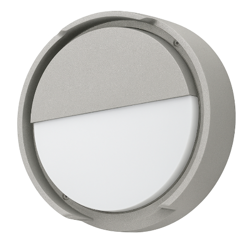 KUPA Væglampe Halvafskærmet 9W, 3000/4000K, Alu, Sensor-ready