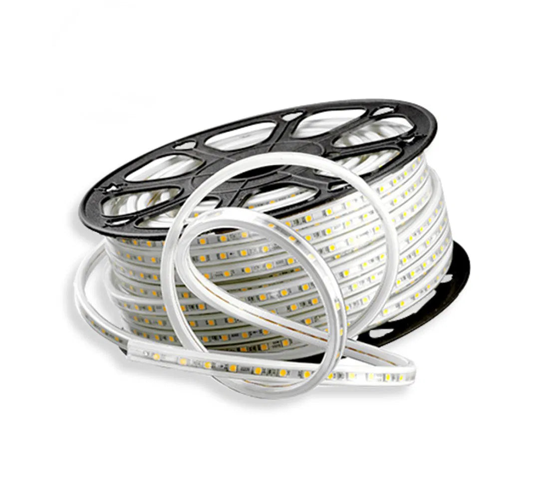 LED strip 230V, 9,6w/m, 4000K, 50 Meter, 120 led/m, 816 LM/m, IP65