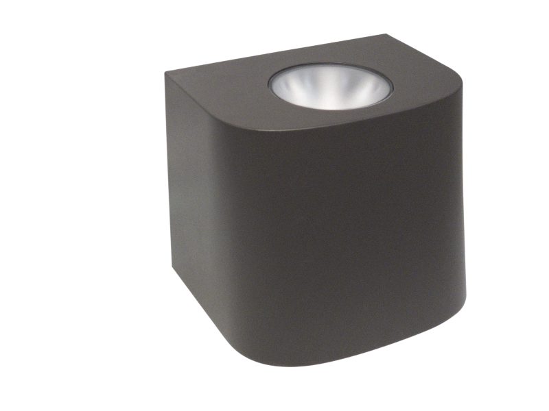 RENO Væglampe up/down, 10W 3000/4000K, IP65, Sort, DALI