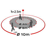 BEG Tilstedeværelsessensor DALI 2-kanal broadcast indbygning - PD2N-M-DACO-1C DALI-2 - H.2.5 Ø10m