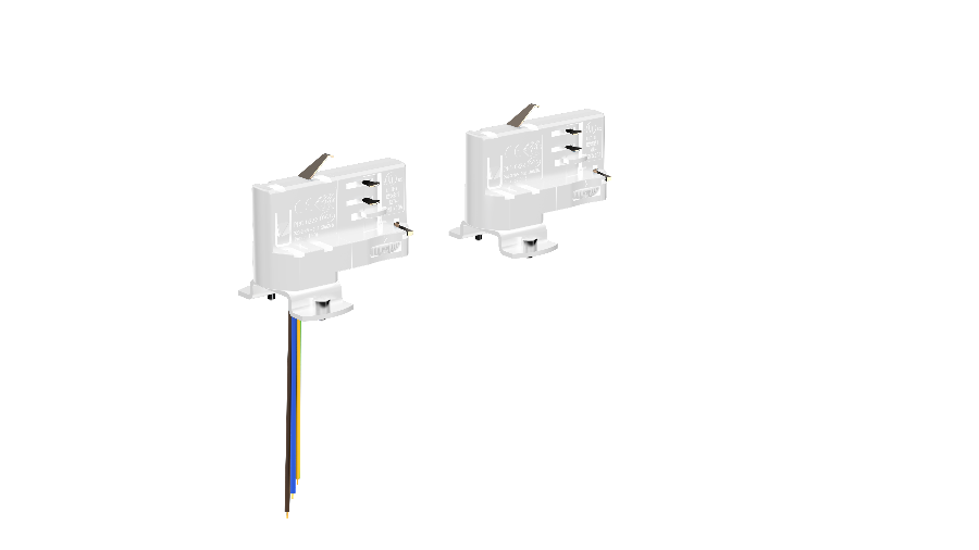 SALVIA G2 DALI Adaptor for 3F skinne, Hvid (sæt a´ 2 stk)