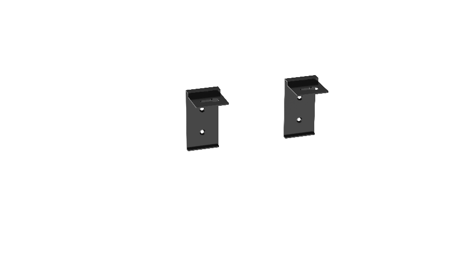 SALVIA G2 Vægbeslag, Sort