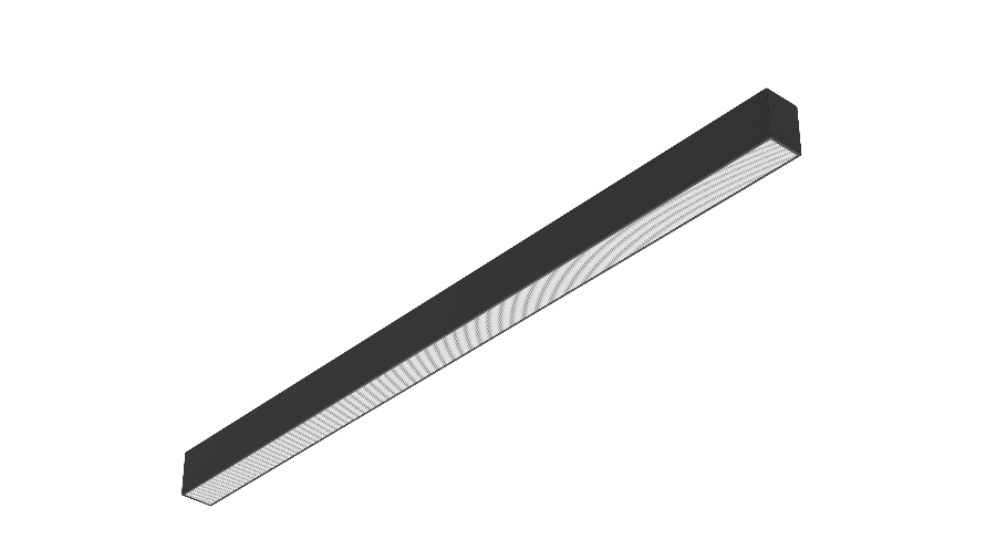 SALVIA G2 40W, 3000/4000K, Prismatisk, DALI-2, Sort