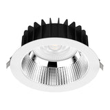 THUNIA Downlight m/DALI-driver 18W 4000K 2200lm Hvid UGR19, Ø145, Hulmål Ø125-135