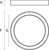 SALVIA RING DI 596W 3000K 59600lm, DALI, Ø5300, Hvid (9 moduler)