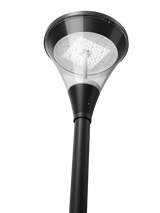 GERA PARK INDIR. F/PLADSER 12/20/30/40W 2700/3000/4000K, IP66, IK09, Sort RAL 9005, CRI80