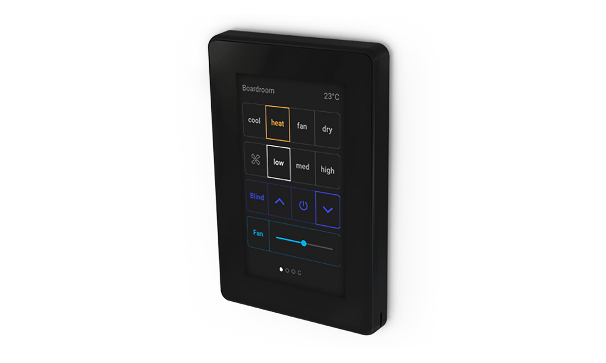 Zencontrol - zc-ssd-blk - DALI2/DALI+ 4" Touchskærm 2ma 230V