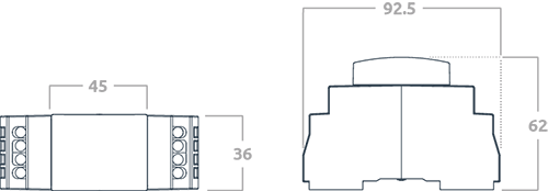 Zencontrol - zc-psu - DALI-2 strømforsyning 2DIN