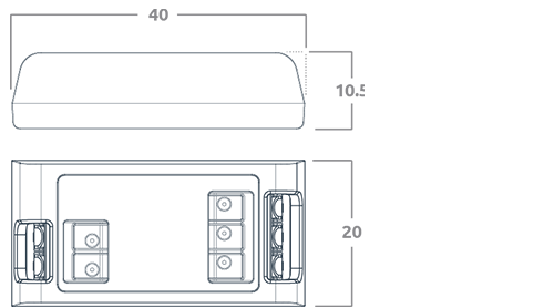 Zencontrol - zc-smart-relay - DALI-2 / DALI+ relæ